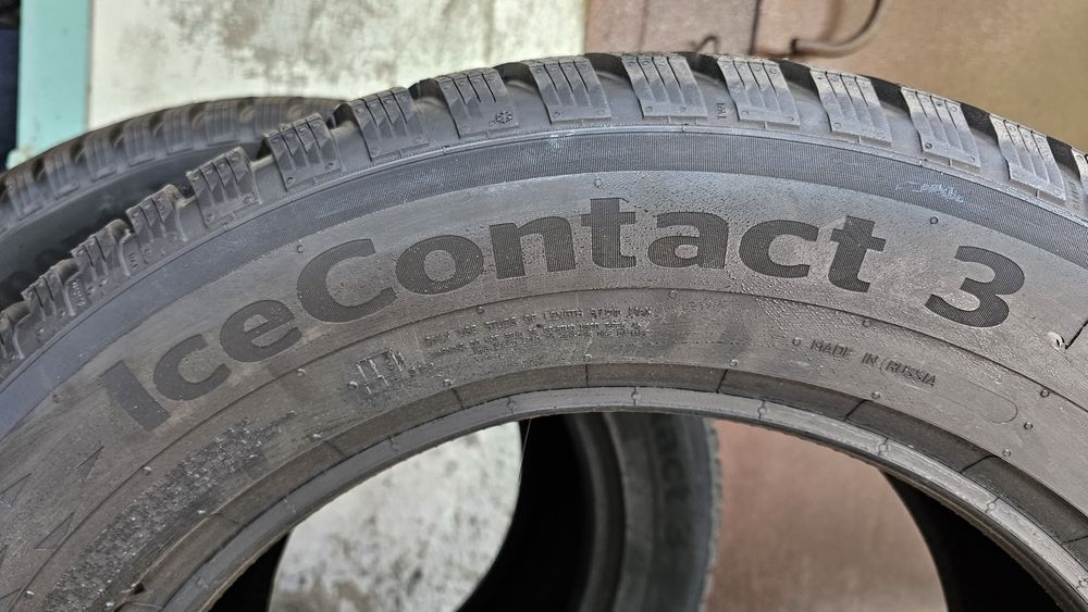 Continental Ice Contact 3, новые, шипы, комплект