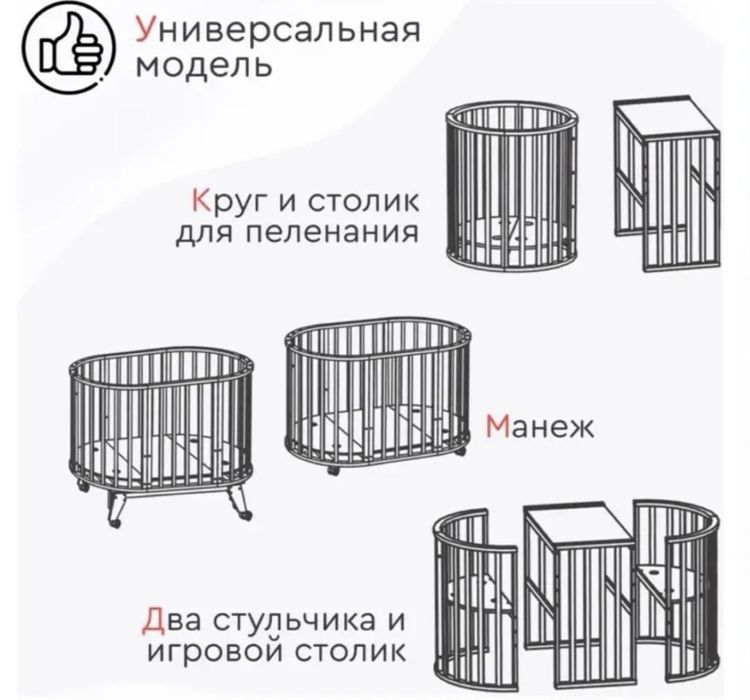 Продам детскую кроватку