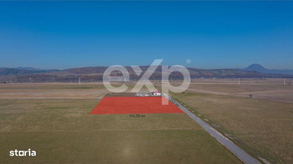 Teren 11.600 mp – Rasnov, zona Tabara, 230 m de DN 73