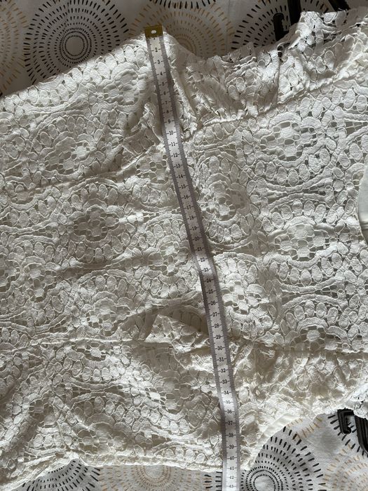 Бяла къса рокля Easy Wear, размер S