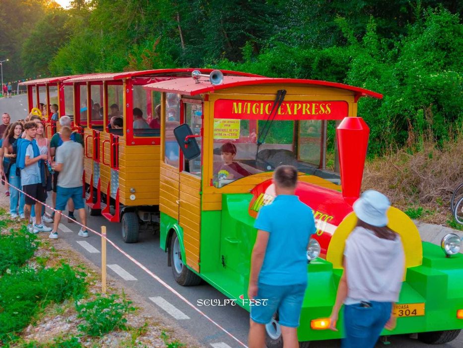 Trenuleț Turistic Diesel – 42 locuri, LED, GPS, camere