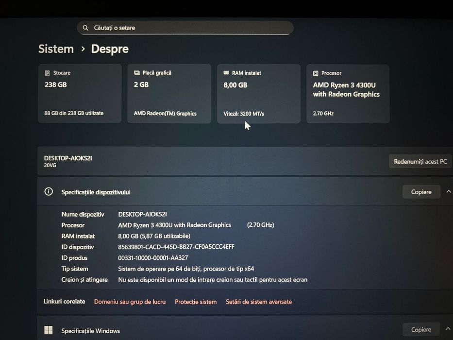 Laptop Lenovo Thinkbook 256gb
