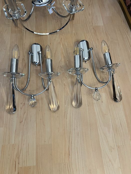 Candelabru plus Aplice Crystal Lux Set