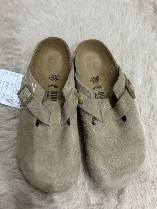 Saboţi 'Boston'BIRKENSTOCK pe Gri Taupe
