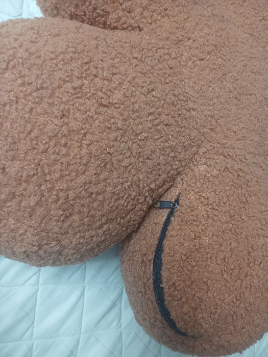 Цветочек подушка тедди