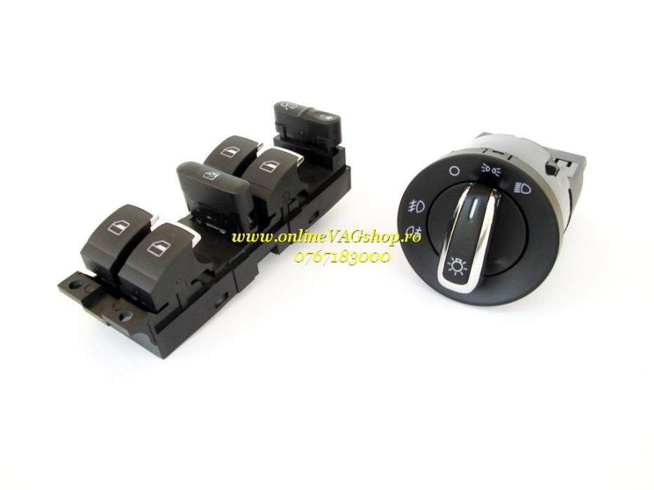 Butoane 4 geamuri electrice crom Volkswagen passat B5, golf 4,bora Mk4