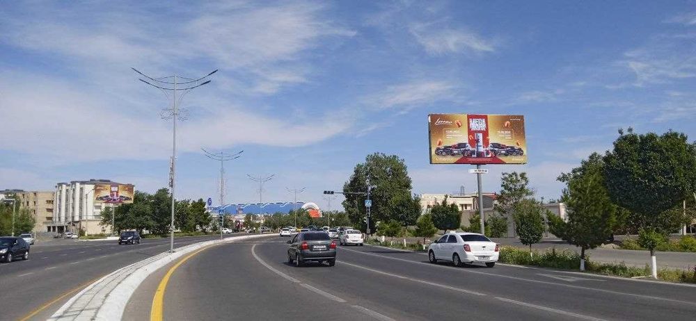 Jizzax viloyatida Bilbordl va Led ekranlar reklama | Реклама на баннер