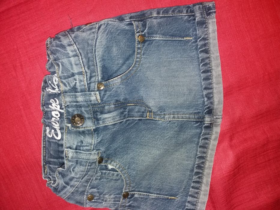 Блузки и дънкова пола за момиченце 116см