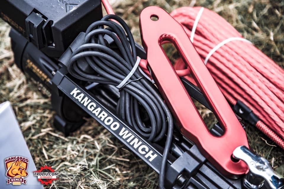 Troliu electric 12V sau 24V Platforma OffRoad Militar Pompieri si alte