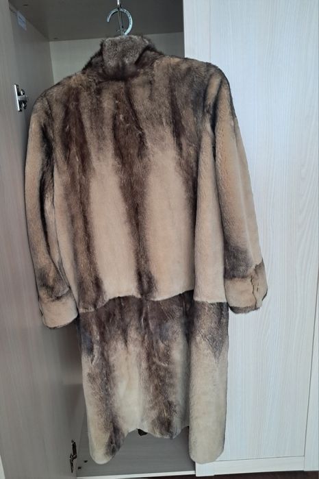 Шуба из стриженной норки