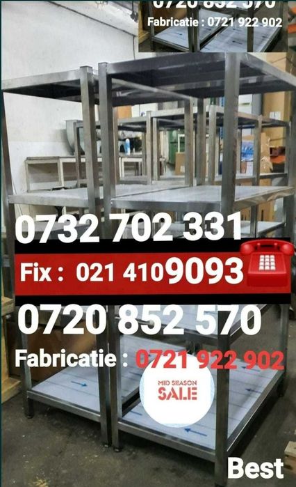 RAFT Inox 4 Polite FABRICA / RASTEL Inox pe Dim / RAFTURI Inox STOC /