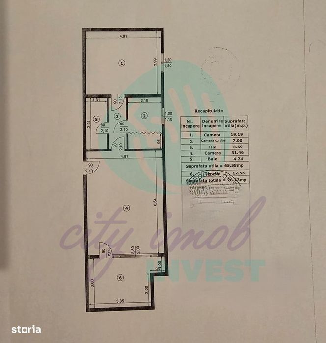 Apartament cochet cu gradină proprie – ultracentral, Piața Unirii