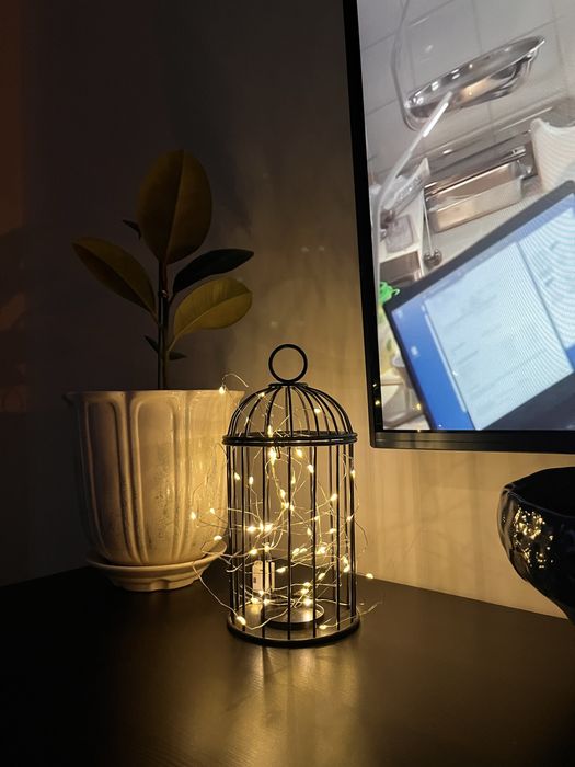 Подсвечник, декоративная клетка, подвесной, настольный