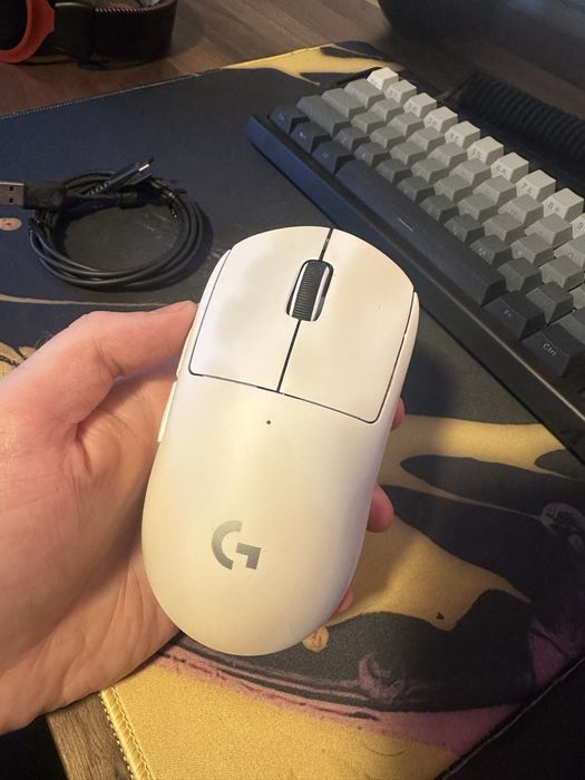 Logitech G pro X superlight Alb full box