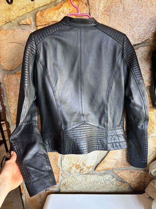 Ново кожено яке, черно преходно