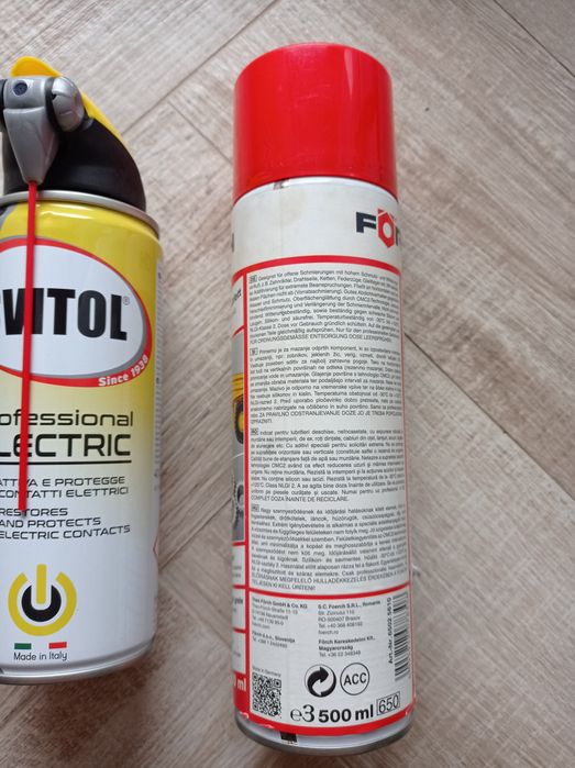 Svitol electrice Forch S 477 spray curatare lubrifiant vaselina metale