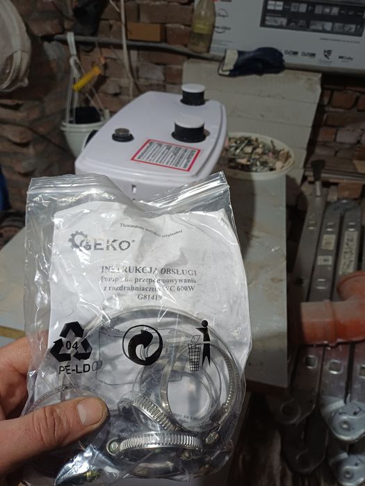 Санитарна помпа Geko 600w/ 270л. В минута/ височина на заустване 8 м. .