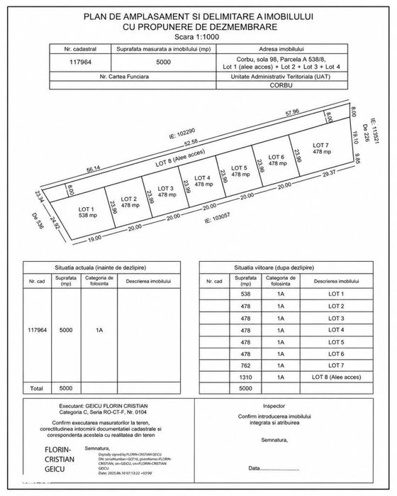 Investitie  lac Corbu