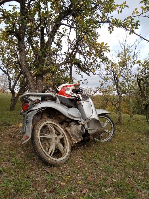 Vând scuter Aprilia scarabeu 100 pentru camp