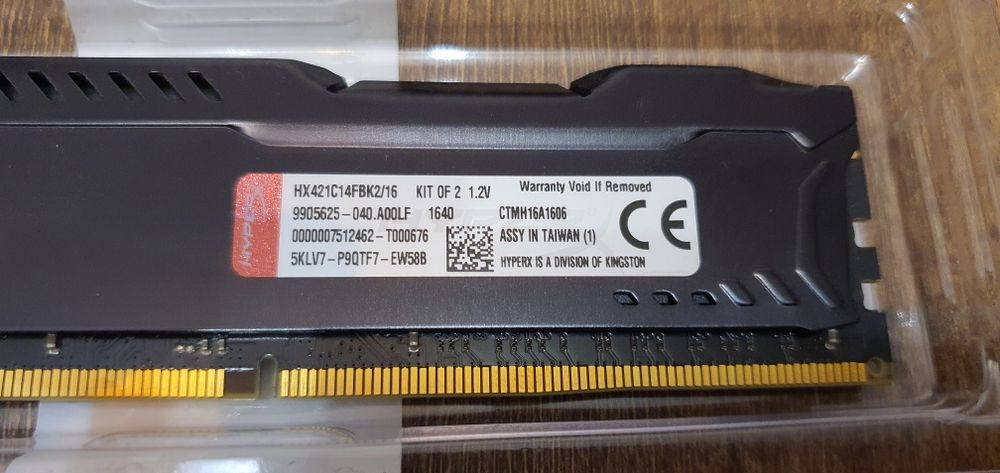 Memorie HyperX Fury Black 16GB DDR4 2133MHz CL14 Dual Channel Kit