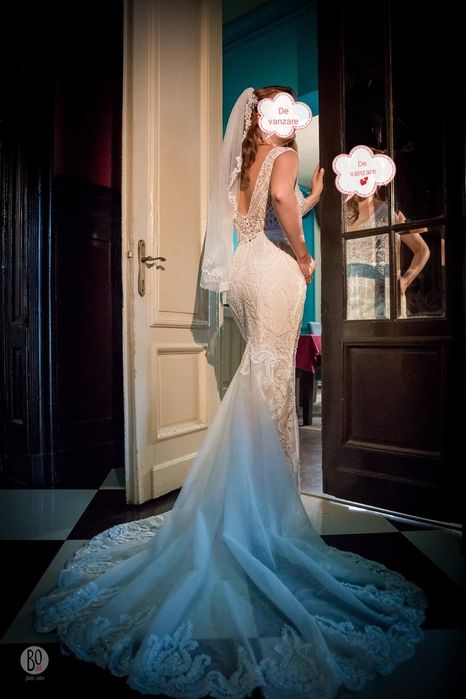 Rochie si voal de mireasa Natalia Vasiliev