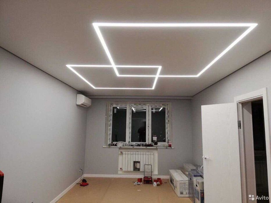 Натяжной потлок Дизайн паталок натезнои материал