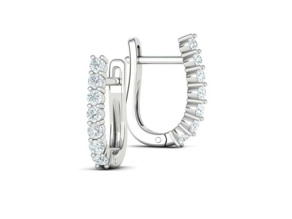 Обеци с 2mm VS Диаманти