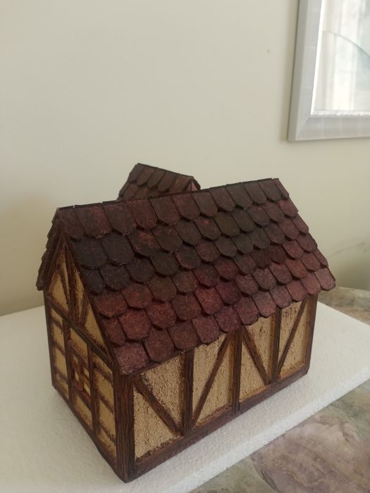 Средновековна английска селска къща. Ръчна изработка.