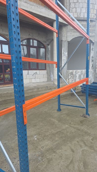 Raftur metalice pentru euro paleta la 2,70 tranvesa si piciorul la 3,5