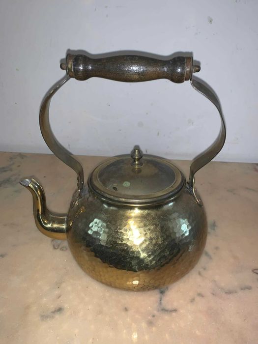 Cainic cu maner din lemn din alama