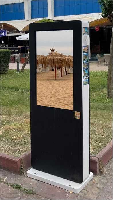 Видео тотем, Видео Екран, свободностоящ, Външен и Вътрешен, Android