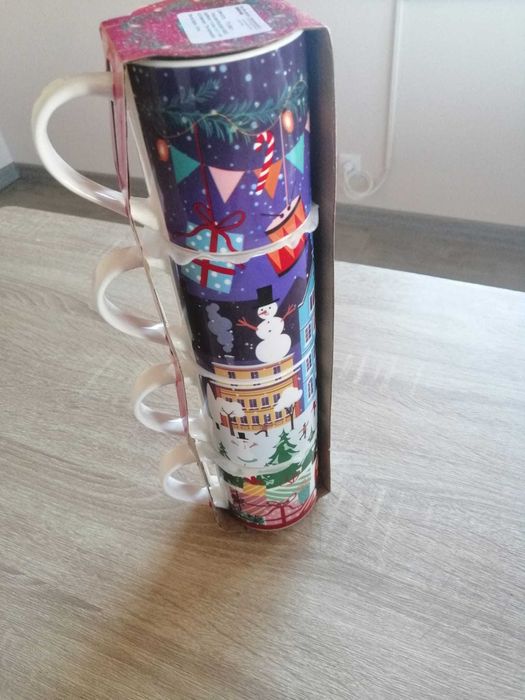 Set 4 cani cu tematica de Craciun