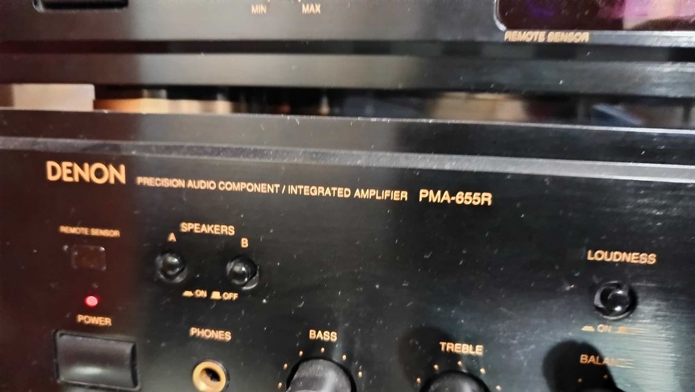 DENON PMA-655R, YAMAHA AX-10. Kenwood DP-M87