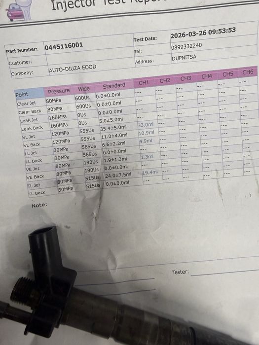 Дюзи БМВ N47 177 кс