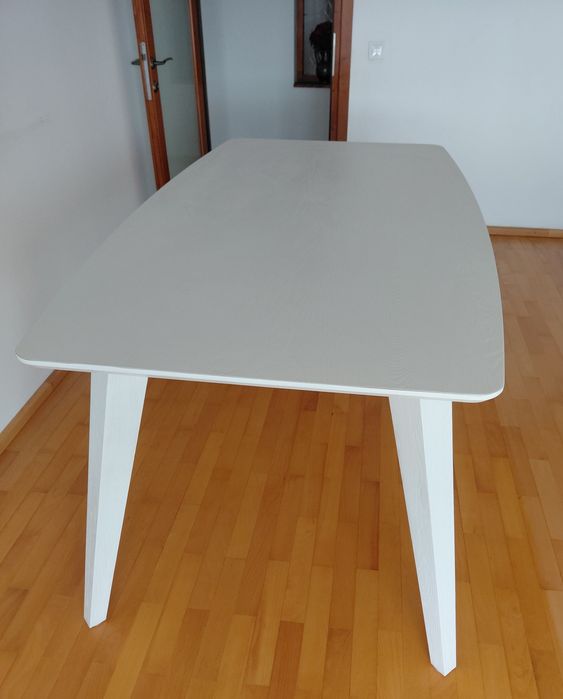 Masa Living Jasmin, Furniruita, Alb, 165 X 95 X 78 Cm