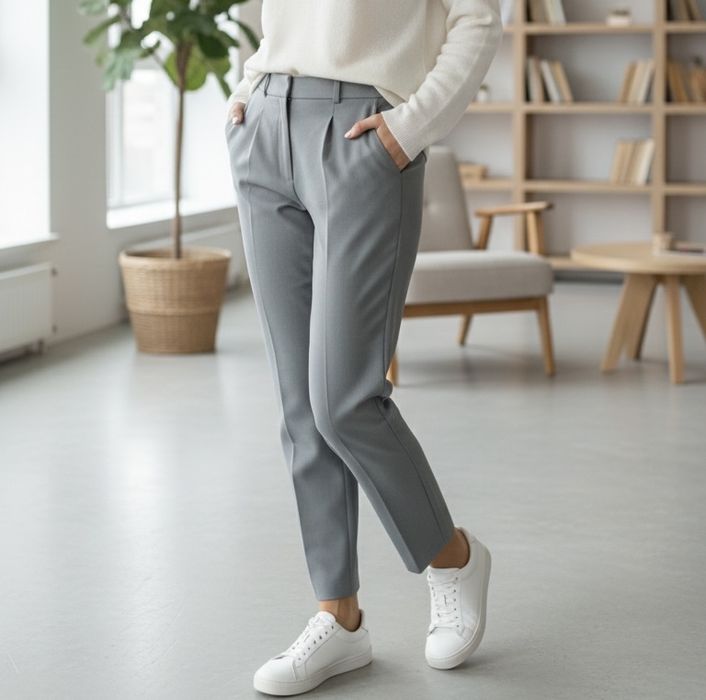 Женские серые брюки