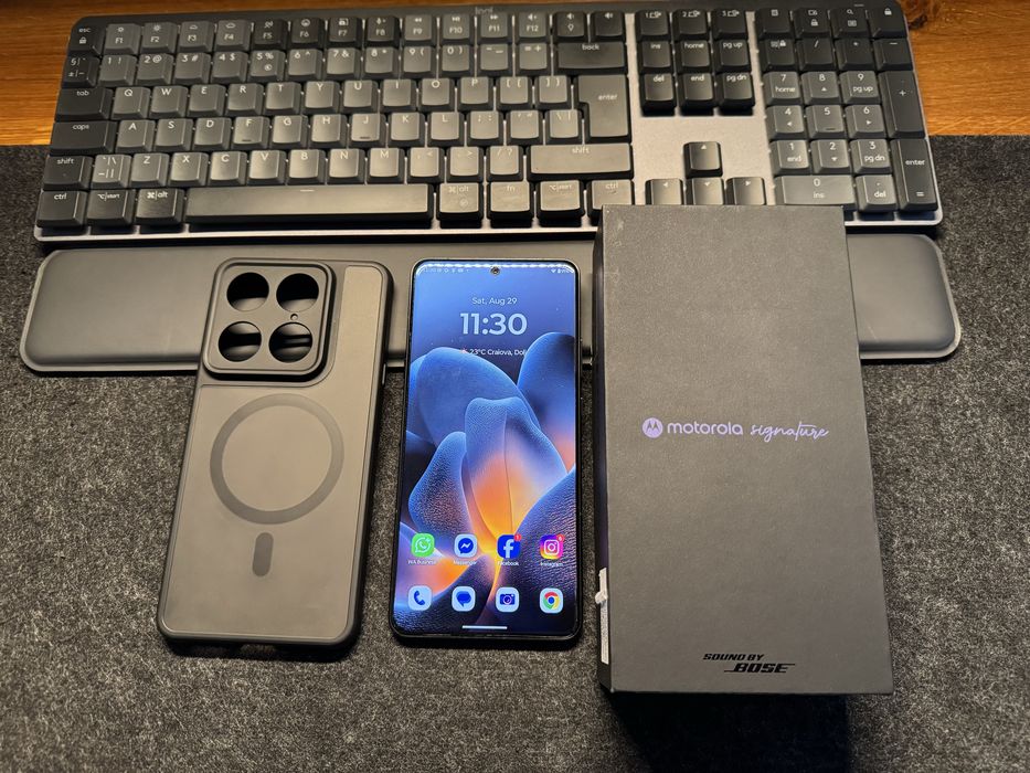 Motorola Signature 512GB 16GB RAM 5G Carbon + factura + garantie