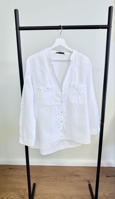 ZARA 100% лен риза