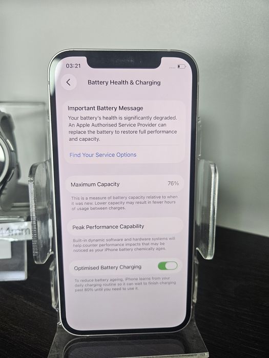 Magazin Iphone 12 128GB mai multe bucati cu baterii sanatate intre  70% si  98% sanatate impecabil  6luni garantie