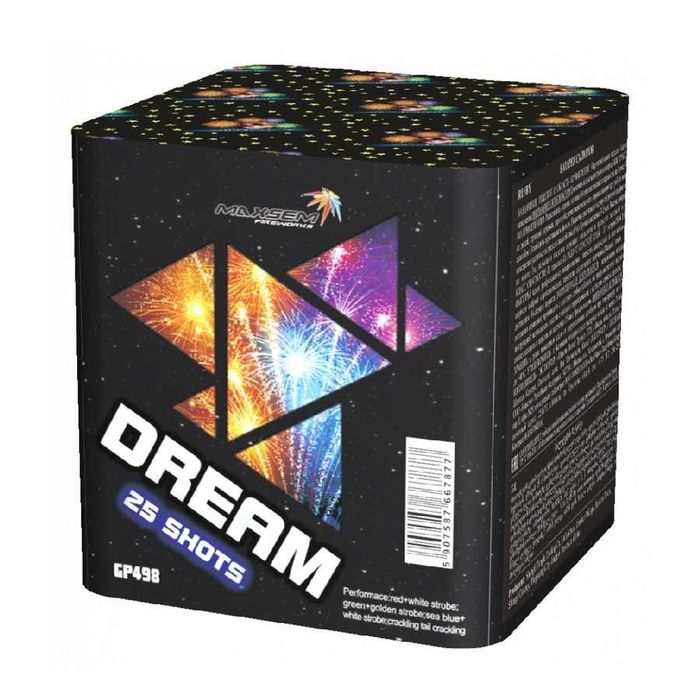 Батарея салютов Dream — 25 залпов.