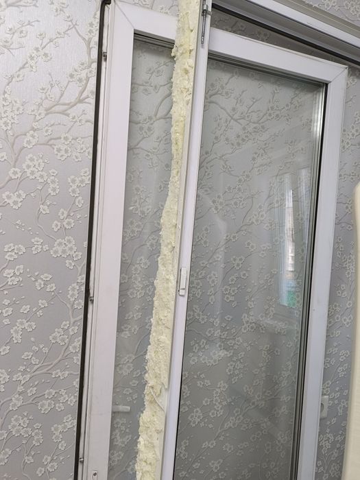 Пластиковое окно и дверь.