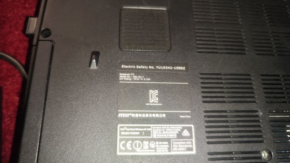 Msi noutbuk videokartali GTX 950M