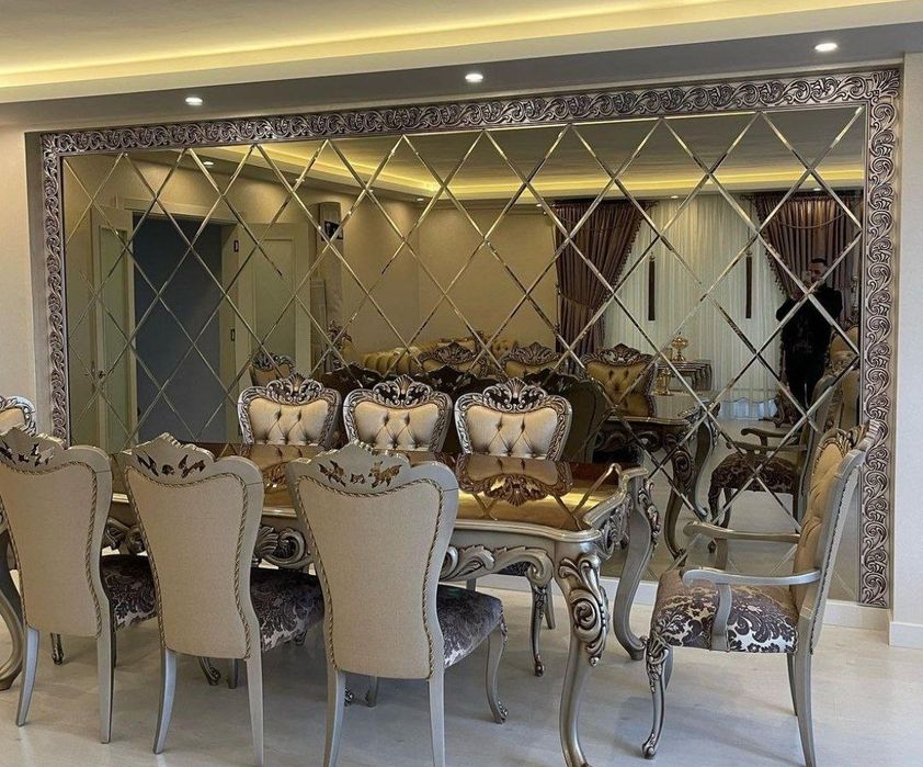 Ромбик ойна зеркала Rombik Zerkila Vitrina Dushkabina Tosh oyna