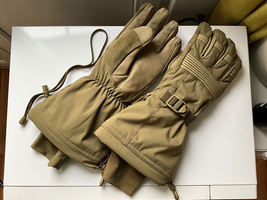 Ръкавици зимни тактически военни с мембрана ECWCS W+R Pro NL ARMY НОВИ