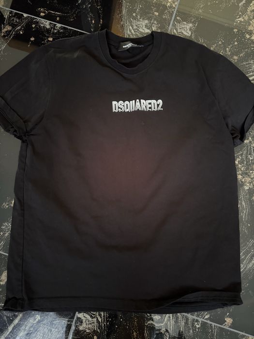 Tricou Dsquared2 simplu cu logo XXL