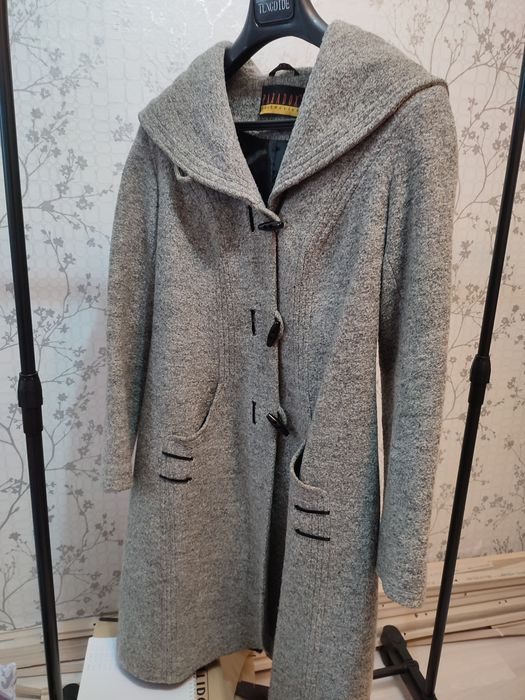 Драповое пальто женское