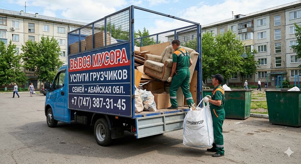 Вывоз мусор семей хлам