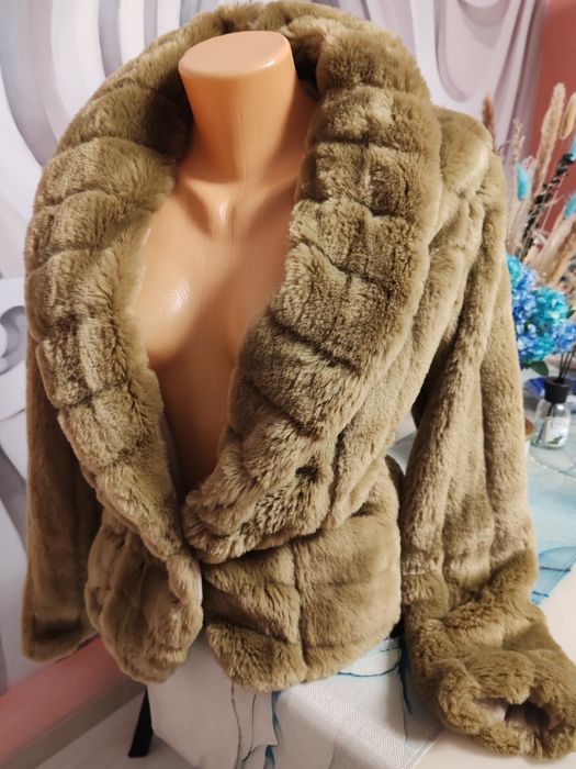 Geacă de blană artificială fashion