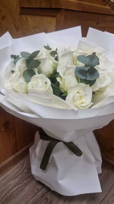 Свежий букет роз