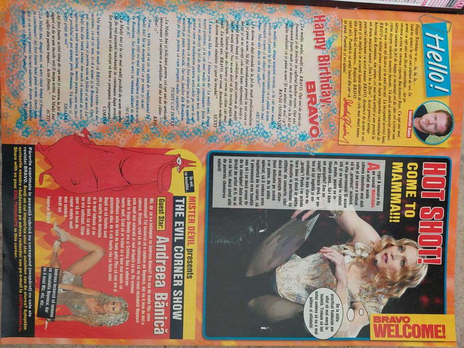 Revista Bravo All stars cu Anda Adam, Smiley, Oana Activ